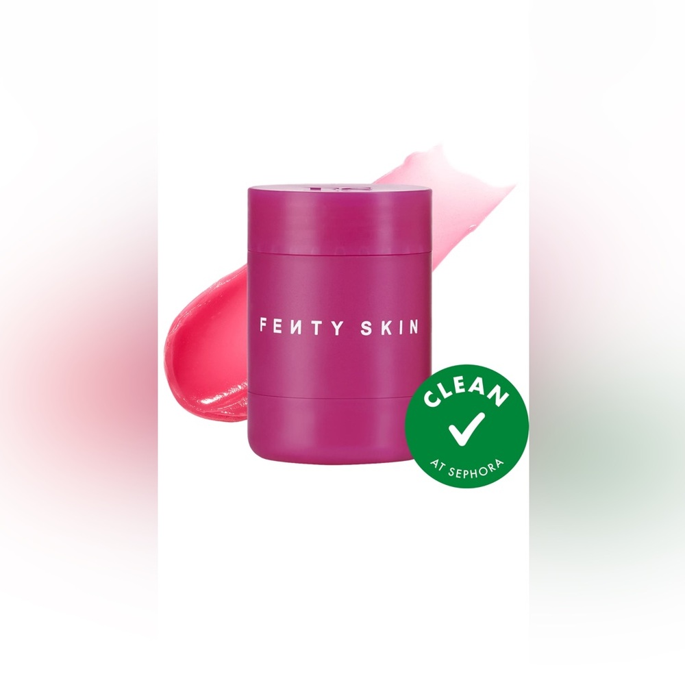 🌸FENTY BEAUTY Plush Puddin' Intensive Recovery Lip Mask Cherry Full Size 15 mL